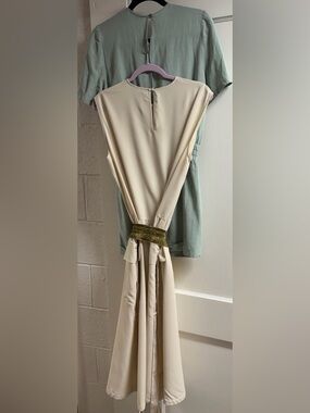 2 pc Denny Rose Jumpsuit Romper/TwinSet maxi dress